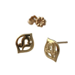 Emotion from the Ocean Heart Stud Earrings