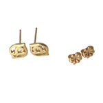 Emotion from the Ocean Heart Stud Earrings