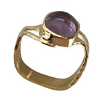 Amethyst Cushion Ring